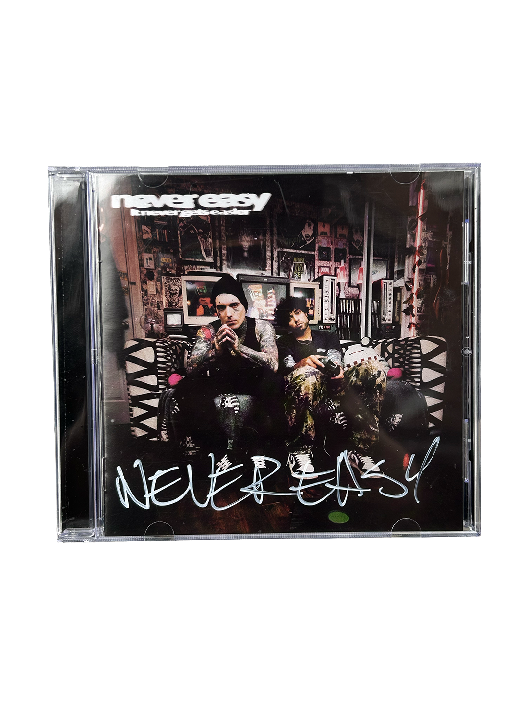 it never gets easier cd (signed)