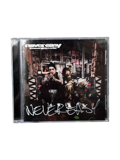 it never gets easier cd (signed)