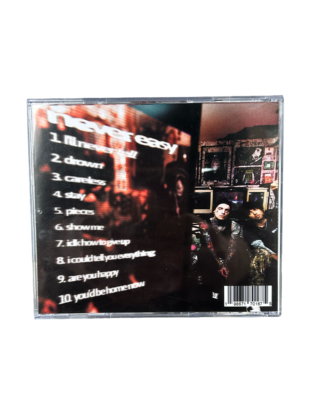 it never gets easier cd (signed)